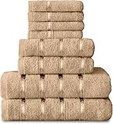 GC GAVENO CAVAILIA 8 Piece Towel Bale Set 450 GSM Cotton Quick Dry