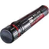 U.S. Art Supply Large Poster Tube Telescoping Adjustable, 4-7/8" Diameter | 30-1/4" to 47-3/4" Long Storage Tube, Durable Art Poster Carrier Holder &amp; Blueprint Storage Drafting Tube Travel &amp; Protection