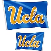 Desert Cactus UCLA Bruins Flag Double Sided University of California Los Angeles Banners 100% Polyester Indoor Outdoor 3x5 feet Flags (Double Sided - Flag 1)
