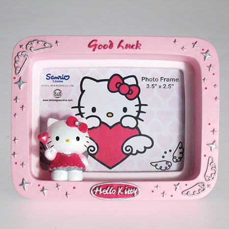 Amazon Com Hello Kitty Good Luck Photo Frame 3 5 X 2 5 Single Frames Amazon Com Hello Kitty Good Luck Photo Frame 3 5 X 2 5 Single Frames