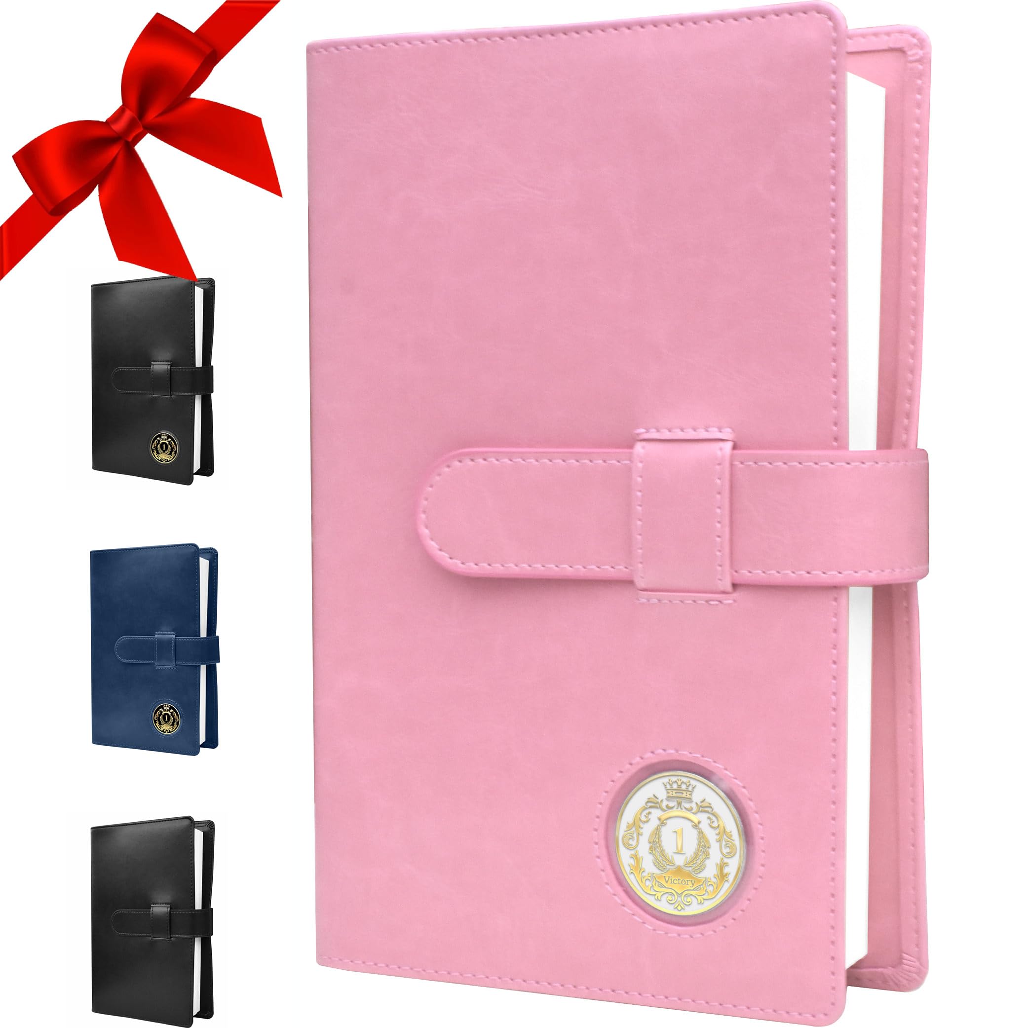 Galileo Single AA Big Book Cover | Medallion Holder | by | Perfect Gift | Alcoholics Anonymous (Plain/Coin Pocket/Pink)