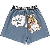 Lazy One Funny Animal Boxers, Novelty Boxer Shorts, Gag Gifts for Men, Humorous Underwear For Men