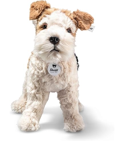 シュタイフ★Foxy Foxterrier 17cm★フォックステリアフォクシー Steiff（シュタイフ） テディベア フォックス・テリアのフォクシー