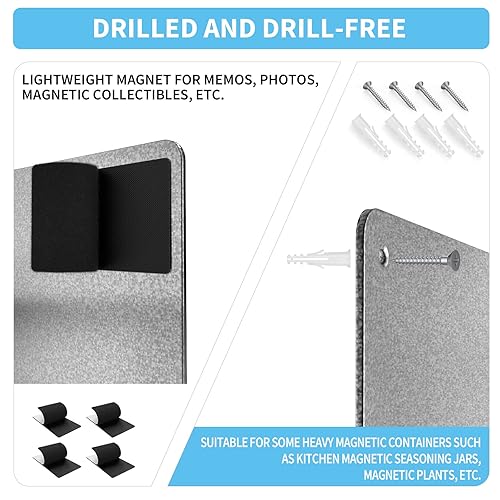 Kids Magnetic Letter Board White Metal Magnetic Board - 43.5 X 30 Cm ...