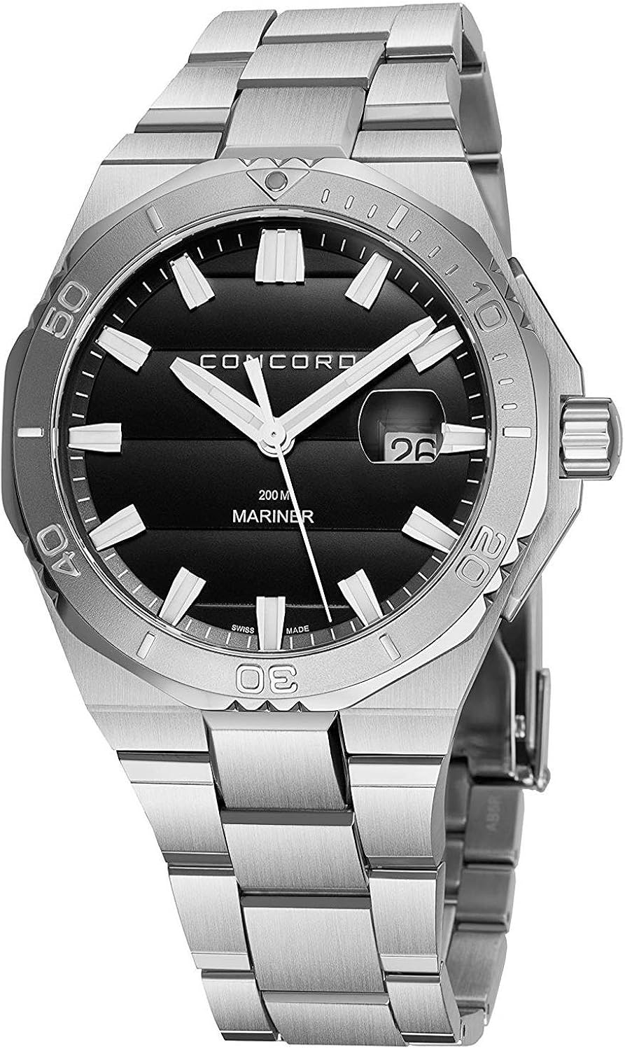 Concord Mariner Mens Stainless Steel Dive Watch Automatic - 43mm Analog