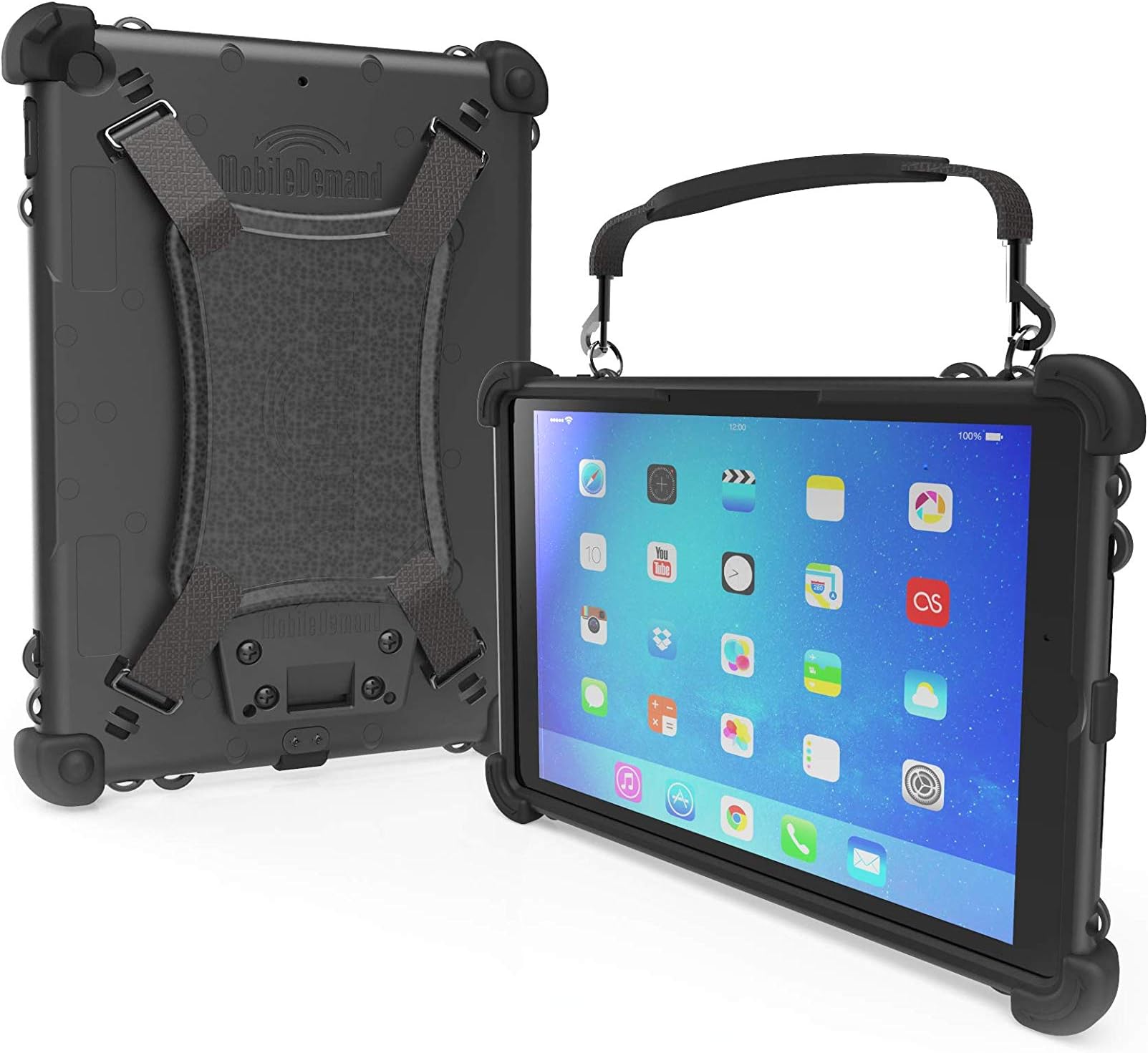 MobileDemand Rugged iPad Cases Multiple Sizes 7.9 inch to 11 inch, Premium Heavy Duty Shockproof (9.7 INCH)