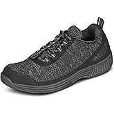Orthofeet Men's Orthopedic Knit Lava No Tie Sneakers
