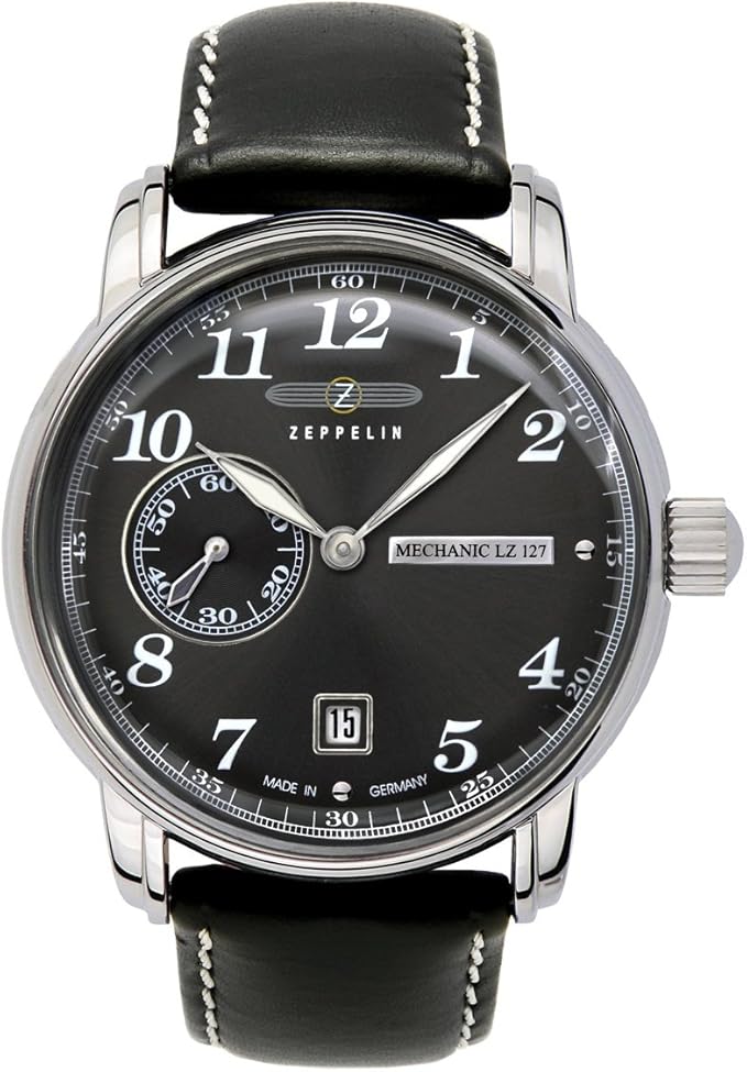 Zeppelin Men's Automatic Watch 76362 With Black Dial And