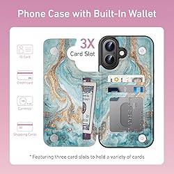 Goodon for iPhone 16 Case Wallet - Flip Folio