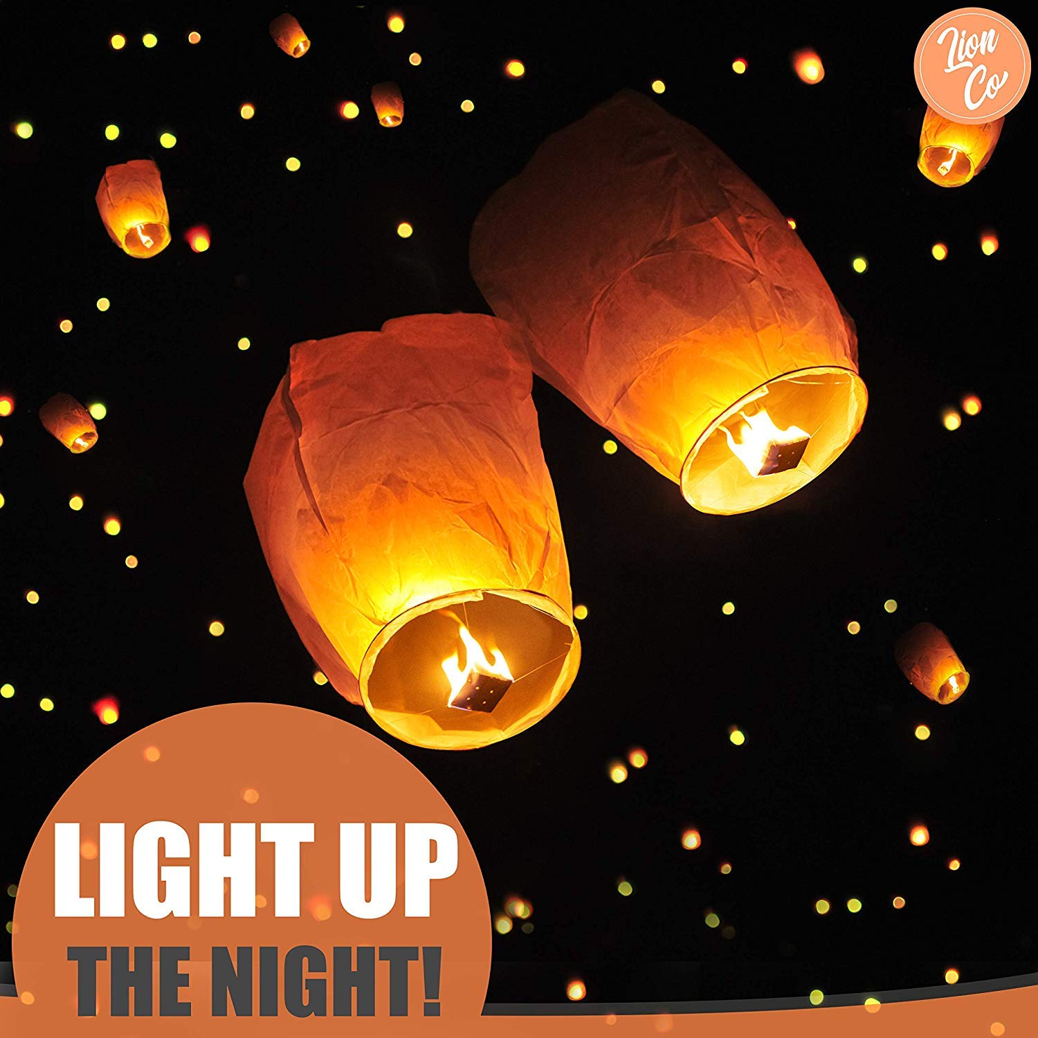 Linterna de Papel Resistente al Fuego ANDERK 10 Pack ...