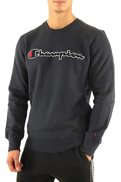 sudadera champion hombre azul