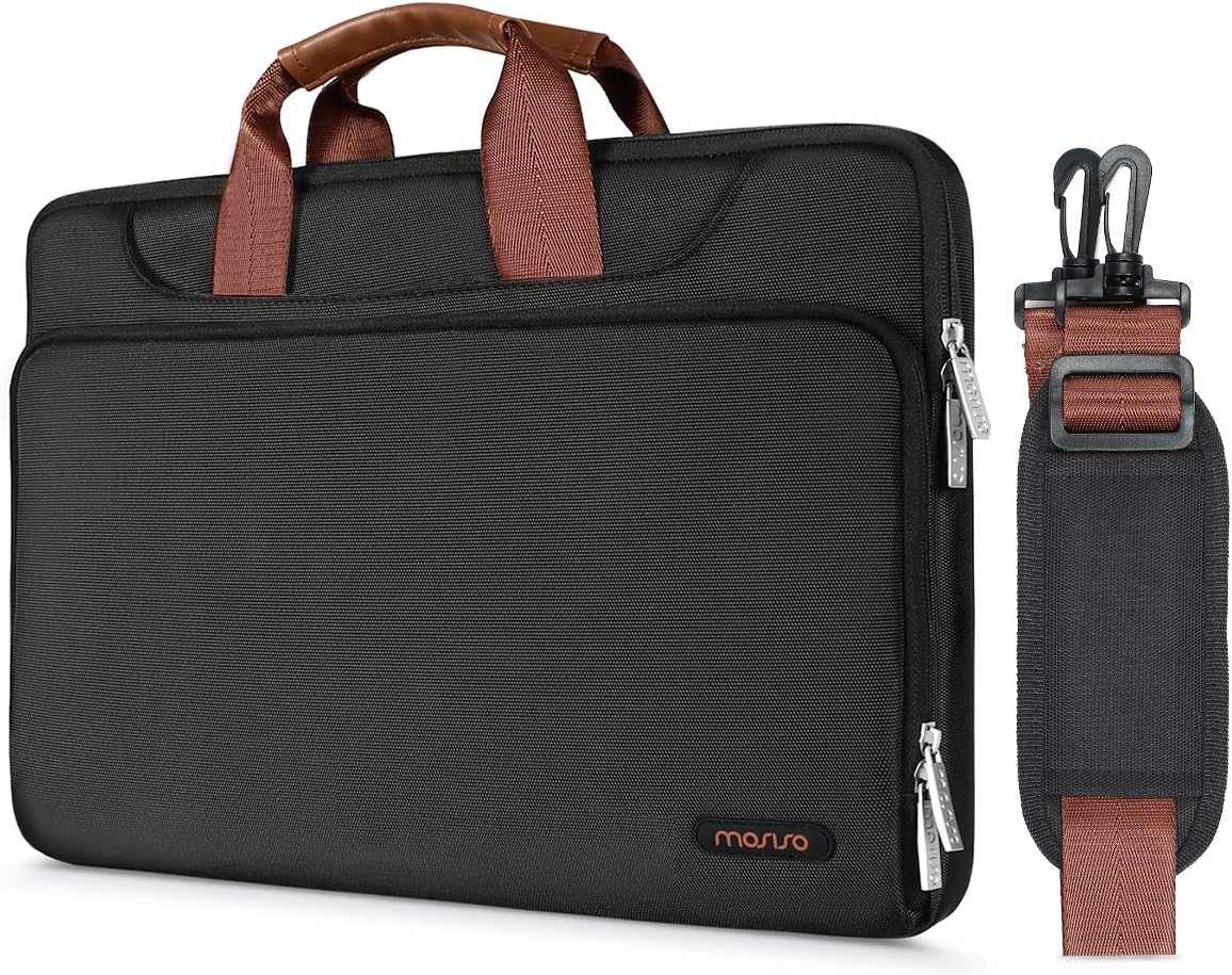 MOSISO 360 Protective Laptop Shoulder Bag Compatible with 1313.3 Inch