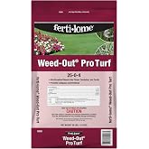 Fertilome (10928) Weed-Out Pro Turf 25-0-4 Broadleaf + Crabgrass, 26 lbs | Pre + post-emergent granules - Kills 250+ weeds, stops crabgrass, feeds lawn - DIY lawn care users
