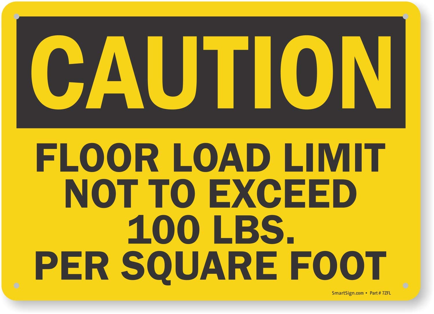 10 X 14 Aluminum Floor Load Limit Not To Exceed 100 Lbs Per Square Foot 10-x-14-aluminum-floor-load-limit-not-to-exceed-100-lbs-per-square-foot