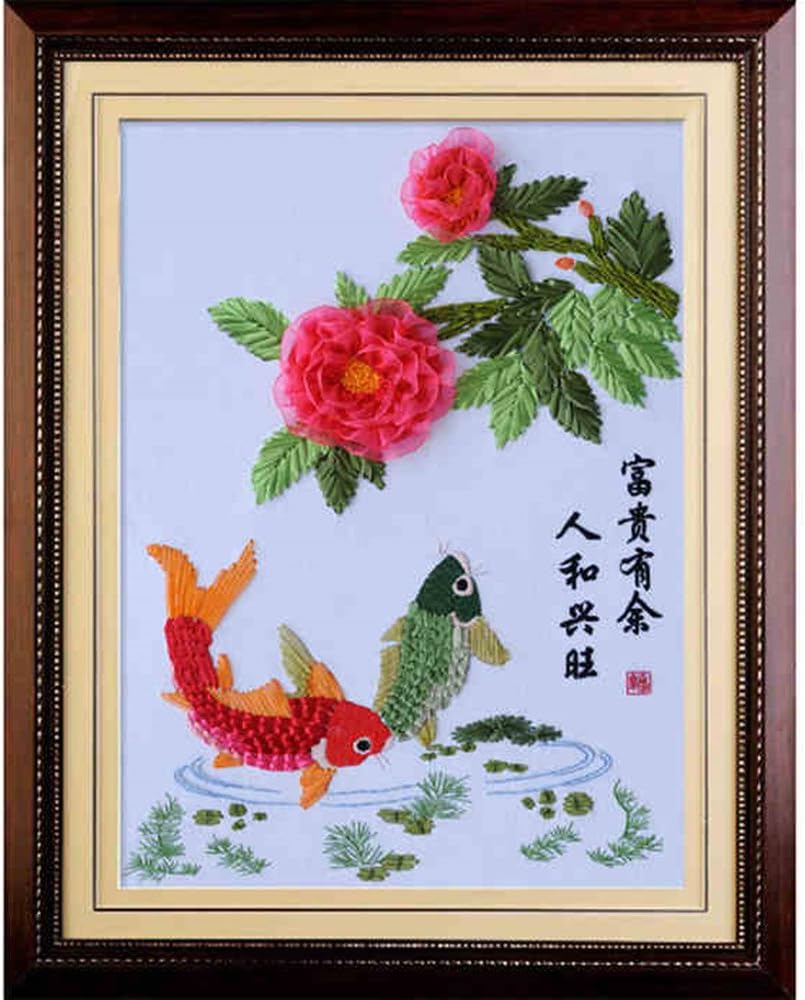 Amazon Com Silk Ribbon Embroidery Kit Handmade For Beginner