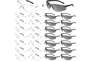 Salfboy Safety Glasses for Men Women ANSI Z87.1 Safety Glasses Bulk Protective Eyewear Scratch-Resistant