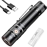 Fenix E35R EDC Flashlight, 3100 Lumens USB-C Rechargeable High Lumen Performance Flashlight with LumenTac Organizer