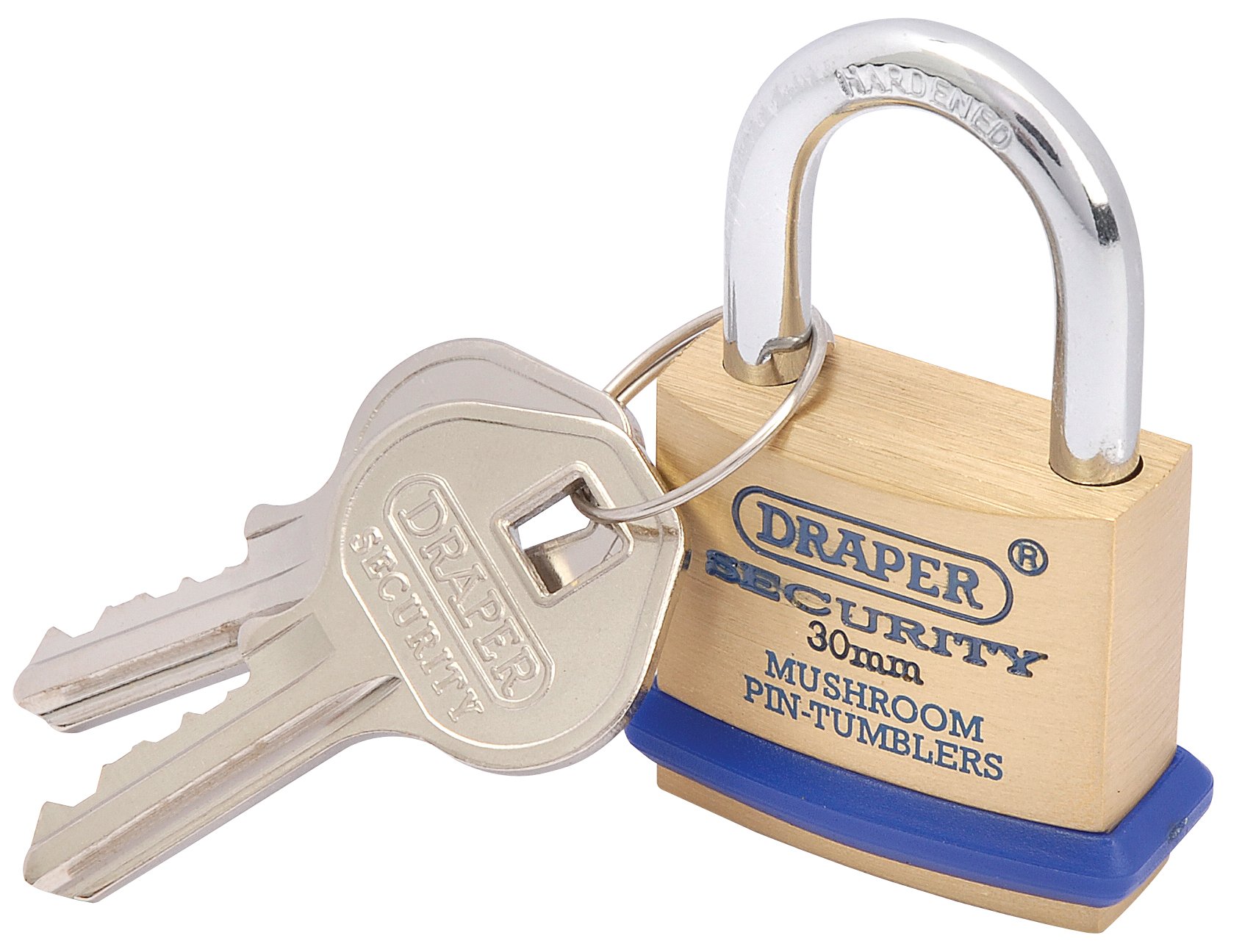 Draper 64160 Solid Padlock 30mm