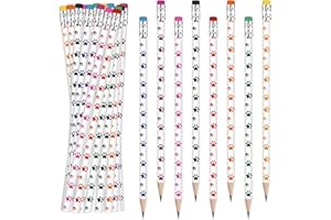 Weecent 48 Pcs Paw Print Pencil 8 Color Pencils Party Favors for Kids Wooden Writing Novelty with Erasers Dog Party Favors Fun School Supplies and Reward Prizes
