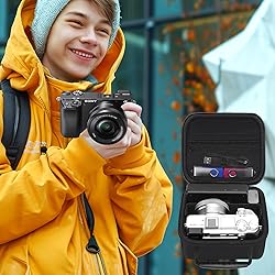 HESPLUS Hard Travel Carrying Case for Sony Alpha