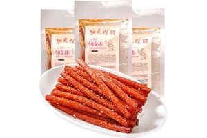 SXETBEAN Latiao Spicy Strips | 3 Packs La Tiao Snack | Chinese Spicy Stick Snacks | 101g/3.56oz per Pack | 