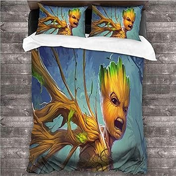 HUA JIE Bettwäsche Bettbezug, Kissenbezug Baby Aufgewachsen mit 3 Stück