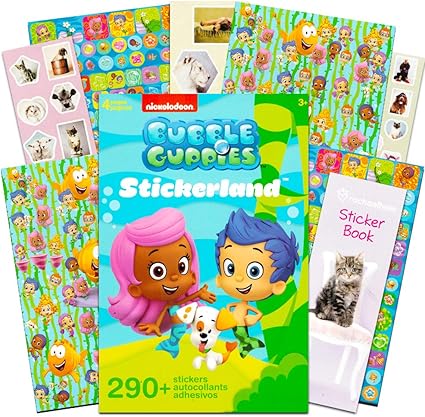 Amazon.com: Bubble Guppies Stickers ~ 290 Reward Stickers: Arts, Crafts ...