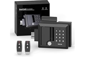 SIZIVIKI Full Aluminum Keyless RV Door Lock | 4-in-1 Smart Camper Door Lock with Keypad, Remote & Keys, Heavy-Duty for Trailers & Campers