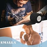 Emalla Tattoo Machine Grip Wrap Tape Disposable 6 Rolls 5cm x 4.5m Black view 5