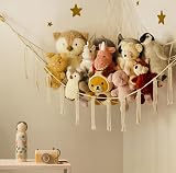 mirolam Teddy Hammock - Soft Plush Toy Storage for Kids Room Decor view 6