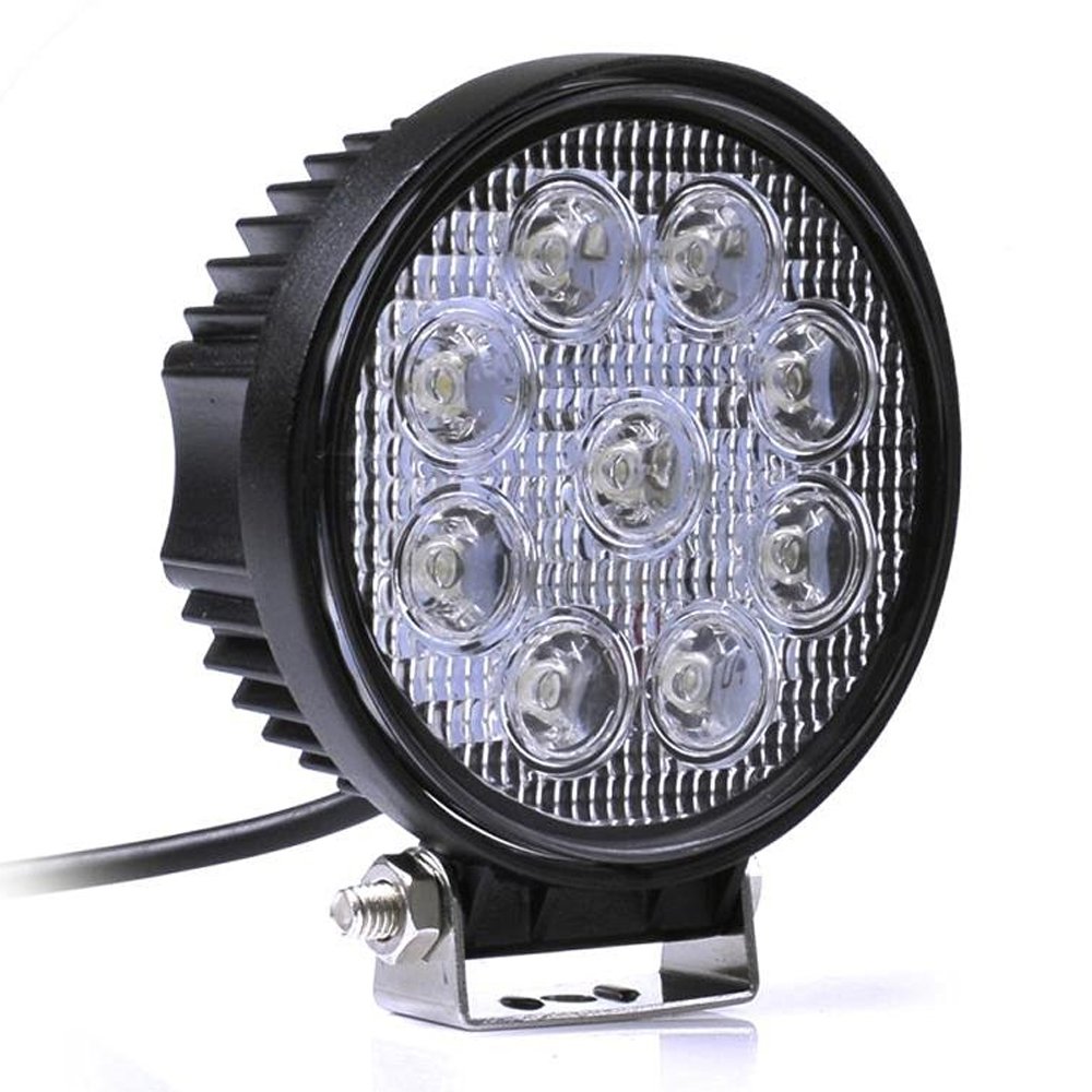 Leetop 5X Focos LED 72W Para Coche - 10800LM, IP67, Blanco Frío 6000K, Para Off-Road Y Trabajo
