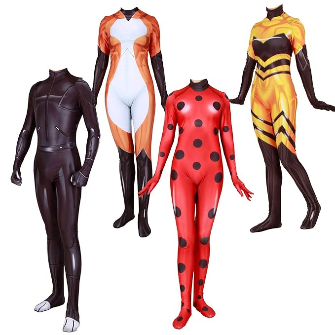 Amazoncom 3d Print Ladybug Jumpsuit Queen Bee Lady Bug