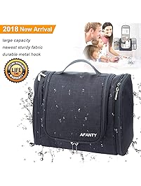 Hanging Toiletry Bag Large For Men and Women Waterproof Expandable Hanging Full Size Bottles Travel Toiletry Bag for Accessories Toiletries Kit Makeup Organizer, Large Travel Bathroom Bag with Hook