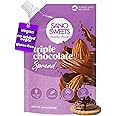 Vegan chocolate spread sugar free triple chocolate low carb dessert healthy snack no added sugar gluten free dairy free avocado oil natural ingredients palm oil free creamy texture sano sweet