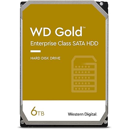 Western Digital Gold 6TB Enterprise Class Hard Disk Drive - 7200