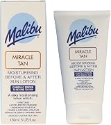 Malibu Miracle Tan Lotion 150ml Before After Sun Moisturising Aloe Vitamin E view 1