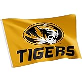 Desert Cactus University of Missouri UM Flag - 3 x 5 Feet Tigers Banner, Indoor/Outdoor Durable Fabric, 100% Polyester Design (Style 7)