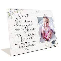 FDFHOME Personalized Grandma Picture Frame, Grandma