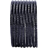 Natural Black Agate Stone Spacer Beads 4x2mm 38cm/str Flat Round Loose Semi Gemstone Caps for Making Bracelets Necklace