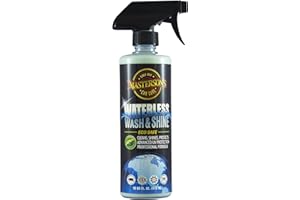 MASTERSON'S CAR CARE MCC_106_16 Waterless Wash & Shine - Waterless Car Wash and Wax - Instantly Cleans And Shines - Works On Cars, Trucks, RV, Motorcycles, Boats, Apartments (16 oz.)