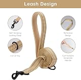 BELLA & PAL Dog Harness and Leash Set XXS Khaki Breathable Reflective view 4