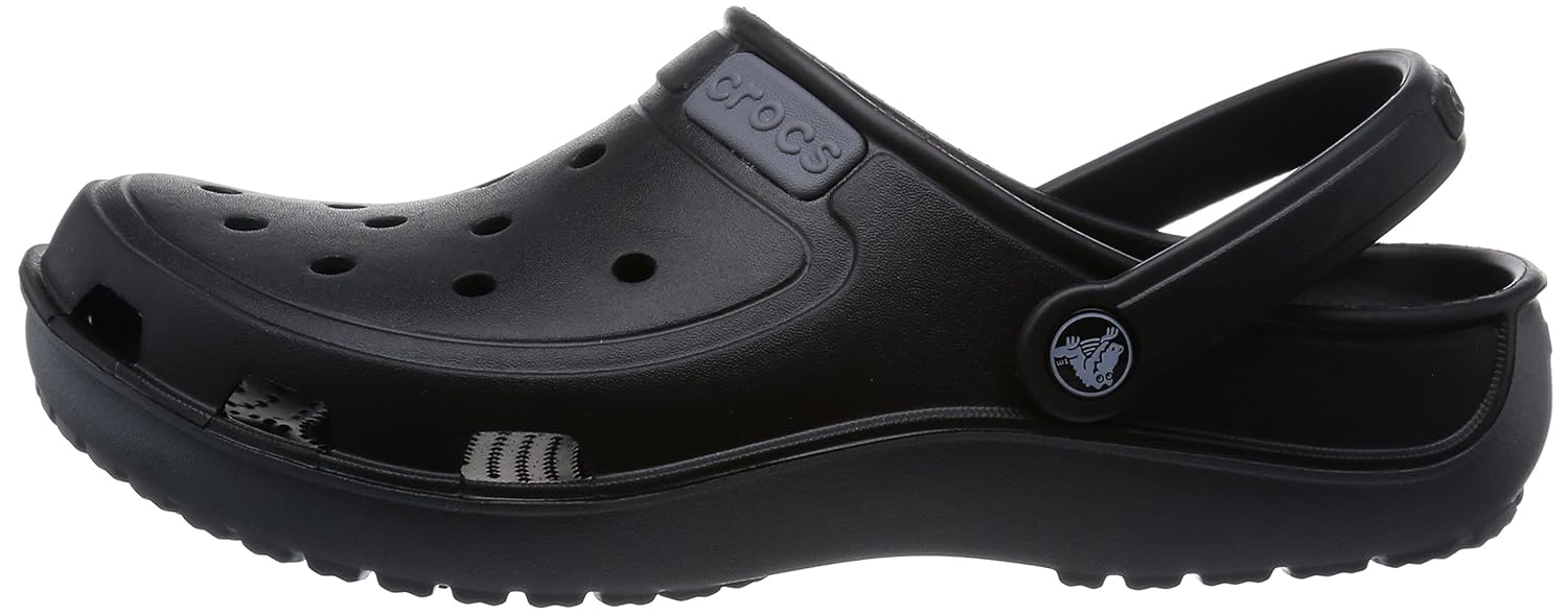crocs unisex duet wave rubber clogs and mules