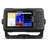 Garmin 010-01872-00 STRIKER 5CV with Transducer, 5" GPS Fishfinder, CHIRP Traditional And ClearVu Scanning Sonar Transducer, Built In Quickdraw Contours Mapping Software