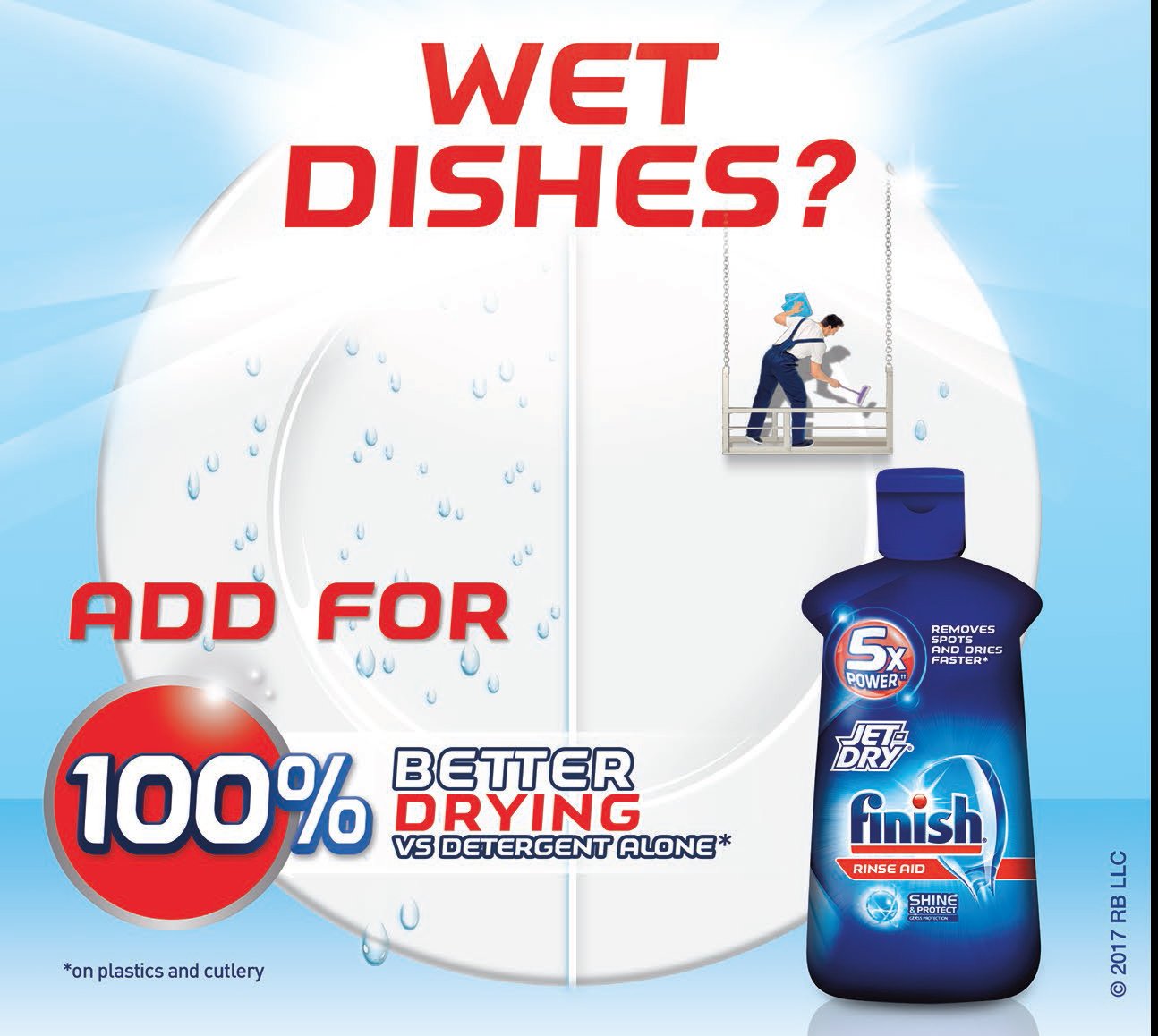 Galleon Finish JetDry Solid Rinse Aid, 2.68 Oz, 2 Baskets