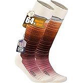 SAMSOX Merino Wool Ski Socks, Made in USA, 64% Merino Wool, Lightweight Targeted Cushion, Skiing Socks for Men & Women