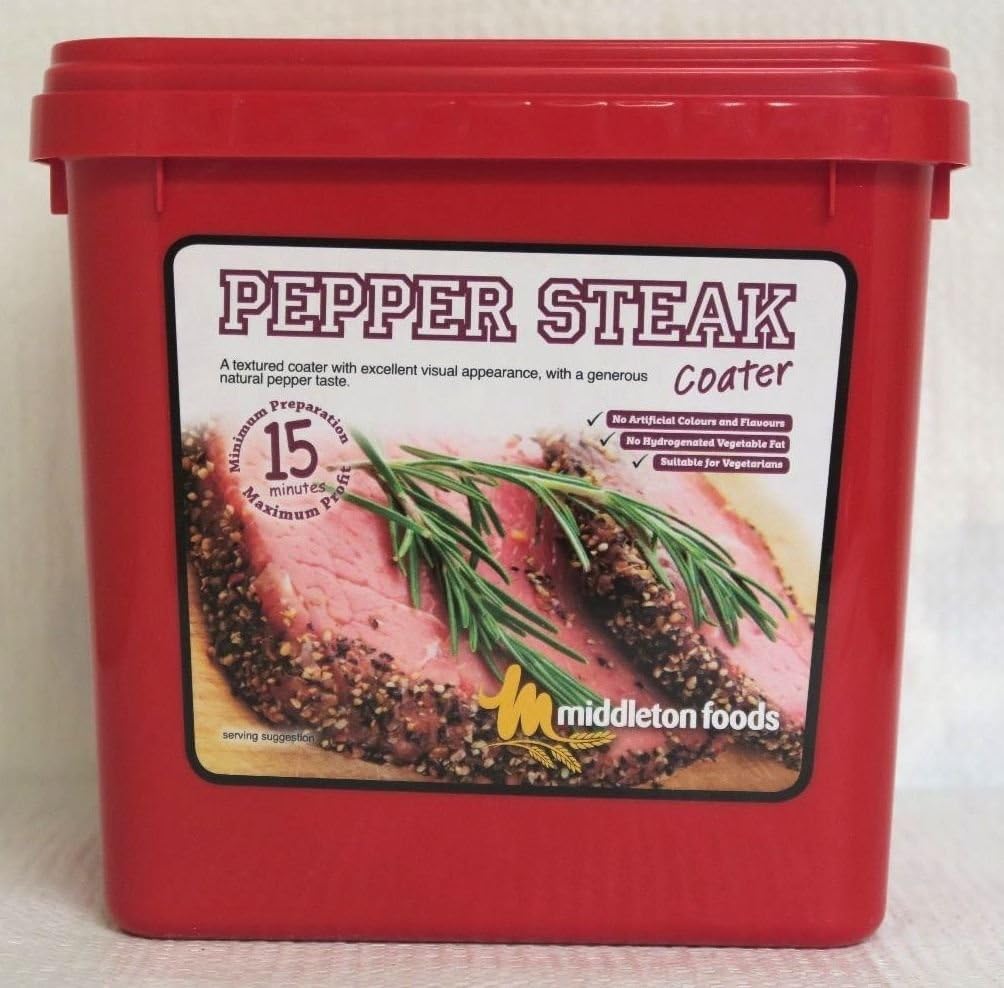 Middleton Foods Pepper Steak Meat Glaze Marinade Seasoning Mix 2.5kg Amazon.co.uk Grocery