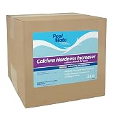Pool Mate 25-Pounds Premium Calcium Hardness Increaser for Pools | Calcium Up, 100% Calcium Chloride, 8 ounces raises calcium hardness level 10 ppm per 5,000 gallons of water
