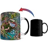 Morphing Mugs Disney - Peter Pan - Neverland - One 11 oz Color Changing Heat Sensitive Ceramic Mug – Image Revealed When HOT Liquid Is Added! MMUG567