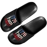 Quxjehoe Men's Bathroom Non Slip Shower Slides Indoor Home Slipper Outdoor Garden Beach Sandals SizeUS 5-14