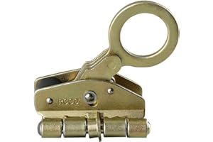 Yaegoo Rope Grab Ascender Fall Protection 25KN Riser Fits 1/2 Inch-5/8 Inch for Heavy Duty Outdoor Rock Rocking Climbing Tree